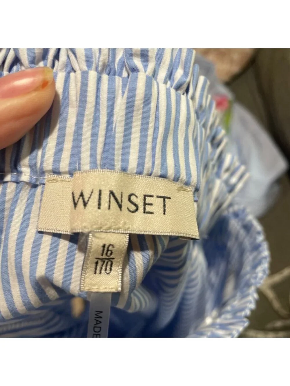 Twinset oversize poplin shirt and skirt set